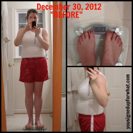 Weight Loss before 12-30-12